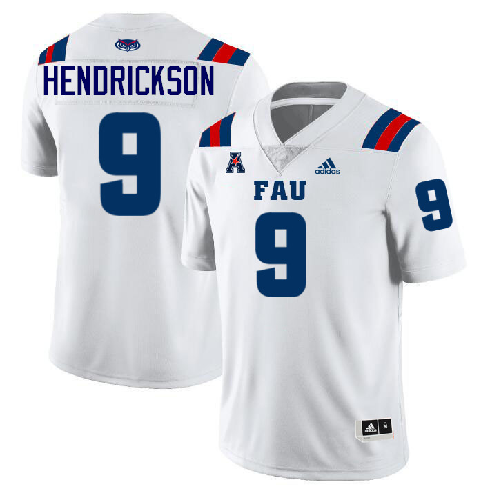 Trey Hendrickson FAU Jersey,Florida Atlantic Owls Football Jersey,Uniforms,Gears-White